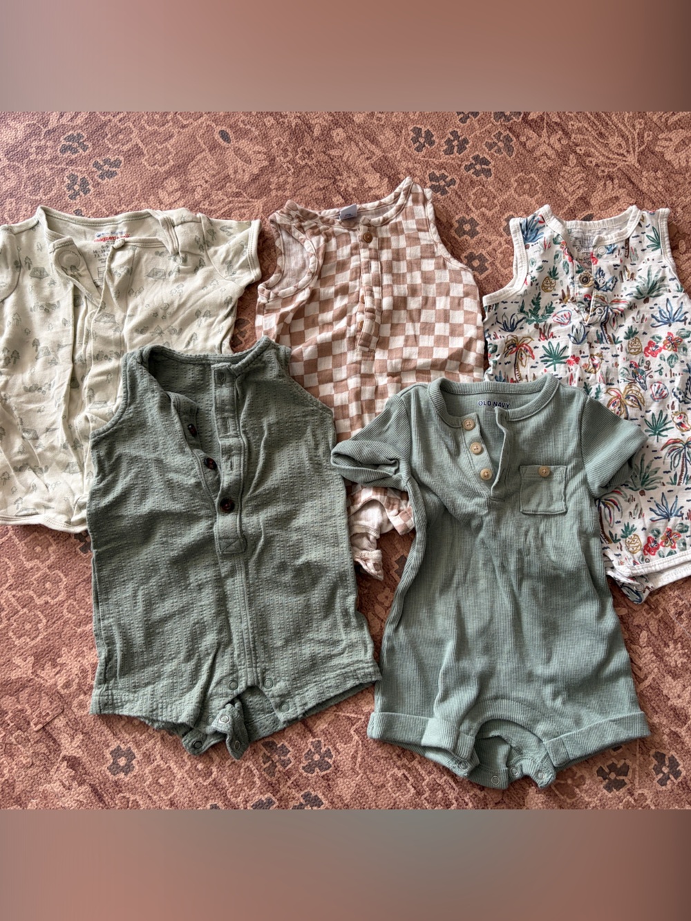 Baby boy romper bundle